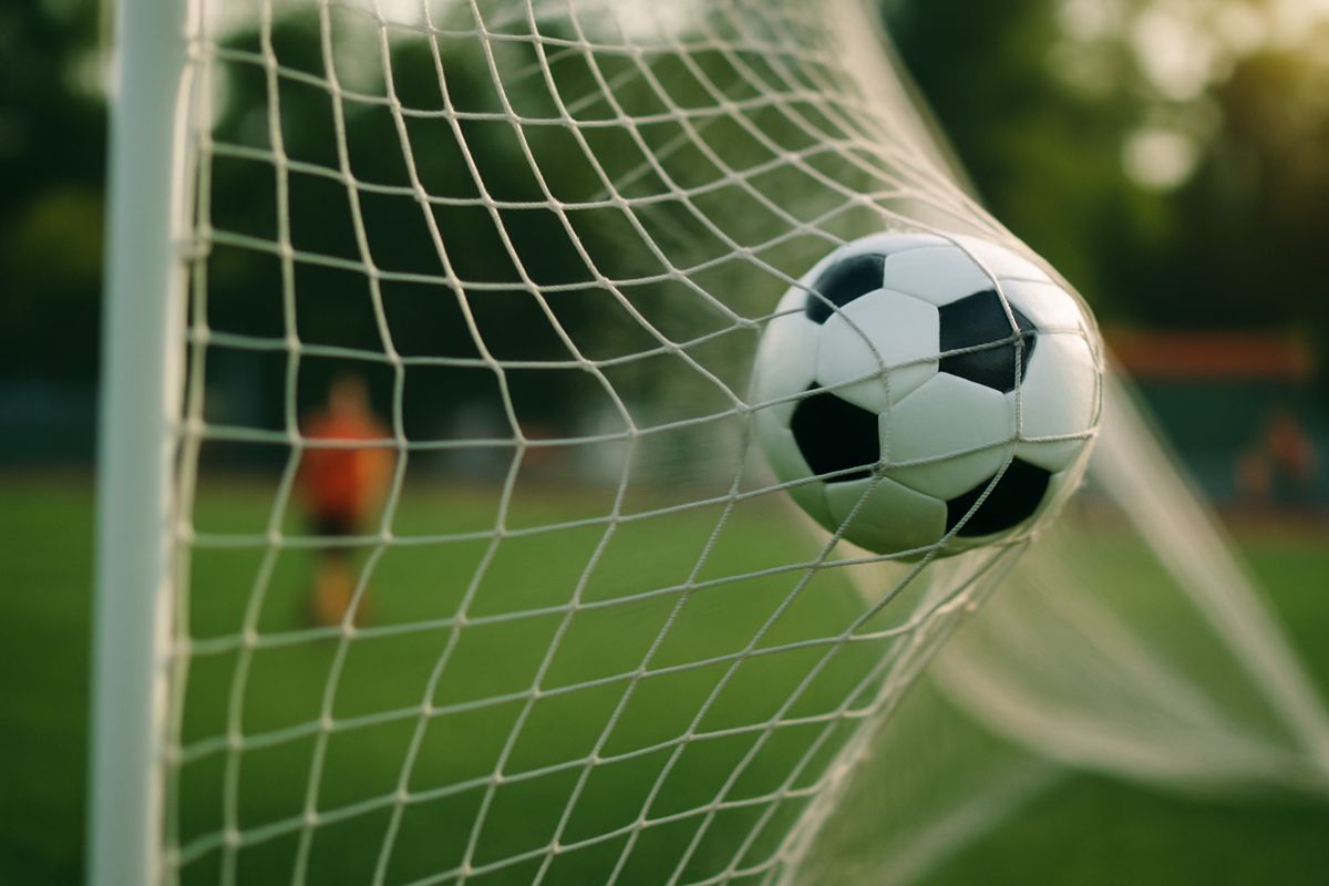 Ball in the back of the net